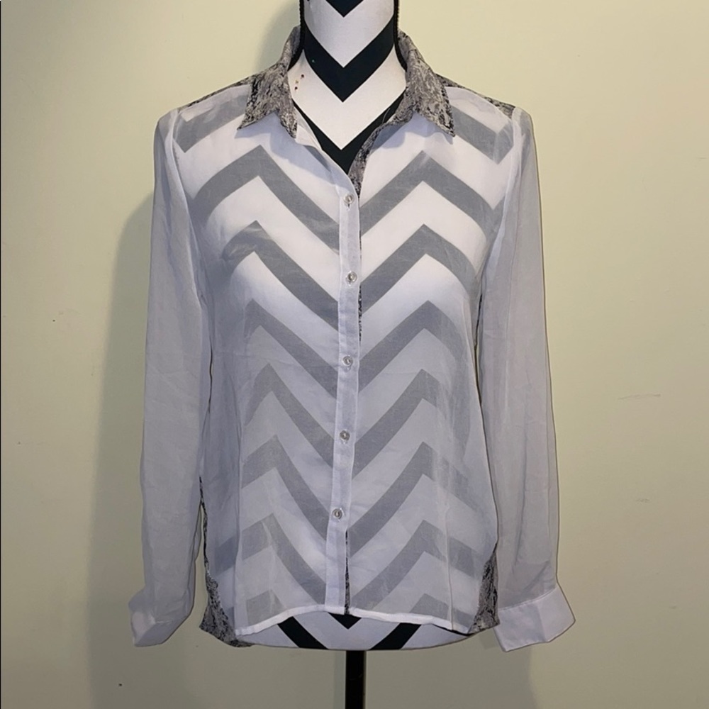 Women’s Ambiance Apparel Button Down Shirt